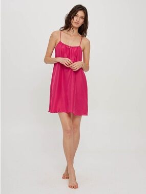 Loup Charmant Mini Slip in Peony 100% Silk